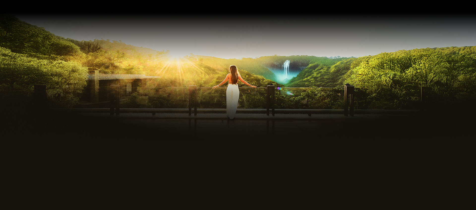 Luxury real estate banner background